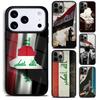 Чехол для телефона с флагом Ирака для iPhone 17 16 15 Pro Max Air 14 13 12 11 Plus Ударопрочный чехол