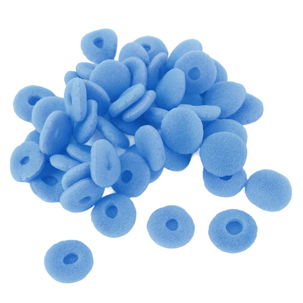 50 шт. Поролоновые накладки для наушников 15 мм Губчатые накладки для наушников Сменные амбушюры Протекторы для кончиков для MP3 MP4 Планшетов Наушников Синий