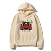 Anime Initial D Hoodie JDM Japanese Automotive Miata MX5 Printed Hoody Women Crewneck Sweatshirts Unisex Pullover Tops Unisex Clothing