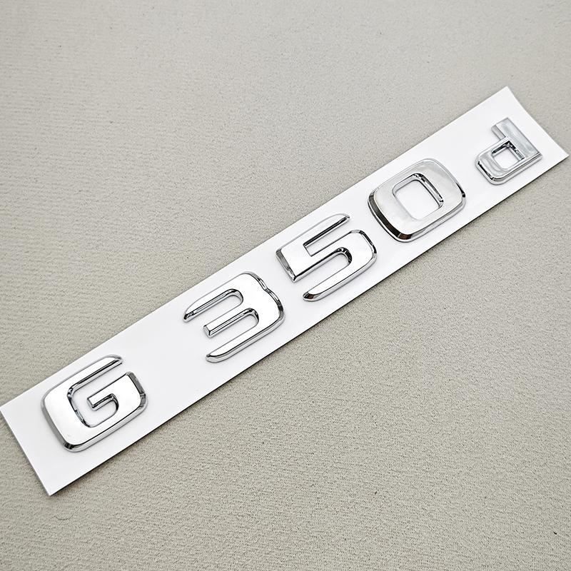 IXEA6 3D ABS Car Letters Logo G350 G350d G500 Sticker Rear Trunk Badge Emblem Decals For Mercedes Benz G350 G500 W463 Auto Accessories