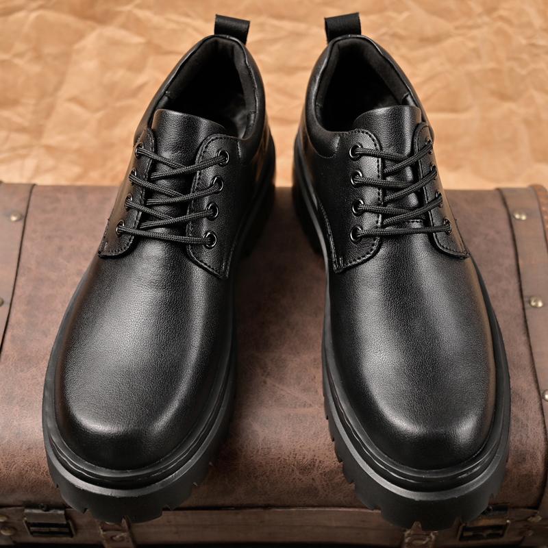 Модные мужские туфли-оксфорды из натуральной кожи, весна-лето, повседневная мужская обувь на шнуровке, офисный стиль, деловая мужская обувь, формальные туфли