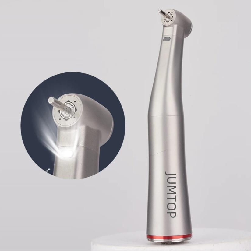 Стоматологическая 1:5 волоконно-оптических светодиодов, угловой наконечник с красным кольцом, керамический подшипник, внутренний 4-сторонний распылитель, кнопочный инструмент для стоматологии