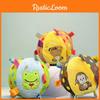Puppy Monkey Frog Pattern Plush Cloth Ball Dog Pet Toy With Built In Bell