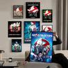 Movie Ghostbusters Self-adhesive Art Poster Retro Kraft Paper Sticker DIY Room Bar Cafe Vintage Decorative Painting