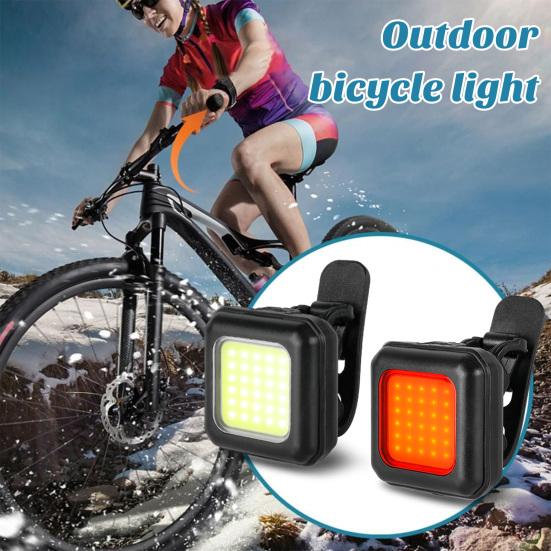 Велосипедный фонарь, перезаряжаемый через USB, ультра яркий передний фонарик, сигнальная лампа для ночной езды на горном велосипеде
