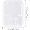 Прозрачный пластиковый чехол для карт памяти, совместимый с SD SDHC SDXC Micro SD T-Flash картами (20 шт)