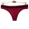 Женские трусики-стринги, женские стринги, сексуальное женское белье, женское хлопковое нижнее белье для женщин, однотонные трусики Tanga Mujer, 6 шт./лот