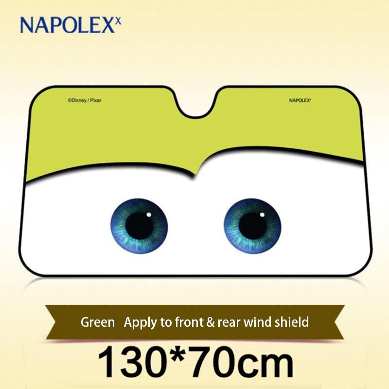 Cartoon Aluminium Foil Car Windshield Sun Shade Big Eyes Cars Front Window Visor