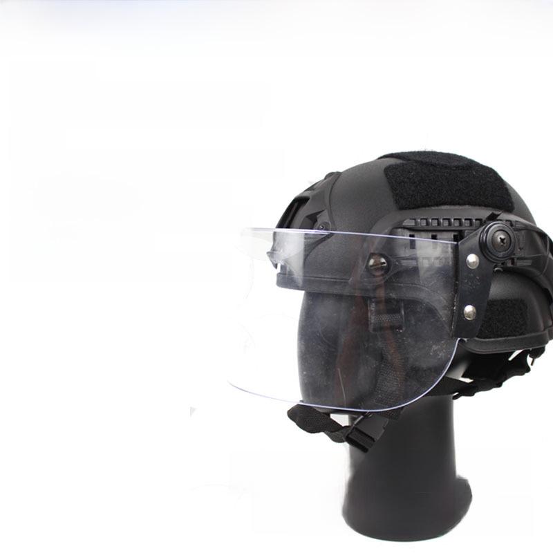 Kids' Tactical PUBG Helmet with MICH2000 Rail and Protective Mask for Outdoor Play