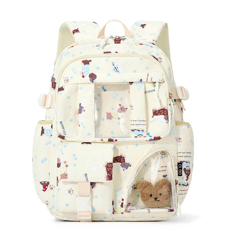 Принтованный рюкзак для ученика средней школы, водонепроницаемый, большой вместимости, школьный рюкзак, женский рюкзак