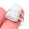 Moonstone Gemstone 925 Sterling Silver Jewelry Ring Size 9