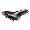 BROOKS SWIFT CHROME BLACK Кожаное Седло Тонкая и красивая спортивная модель с японскими - хромированными рельсами. [Подлинный продукт]