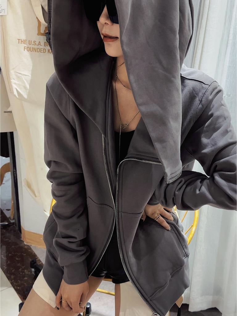 SUBHUMAN Men's Unisex Autumn/Winter Fleece Hoodie Jacket - Wind Wizard Hat Style