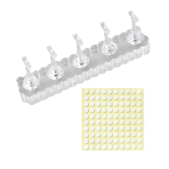 Магнитная подставка для ногтей Держатель для демонстрации накладных ногтей Профессиональный набор для нейл-арта