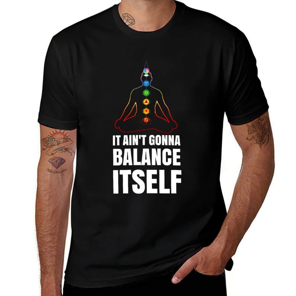 Balanced Chakras Classic T-shirt T Shirts For Man Graphic Funny T Shirts For Man Cotton Funny Man T Shirt Graphic T-shirt