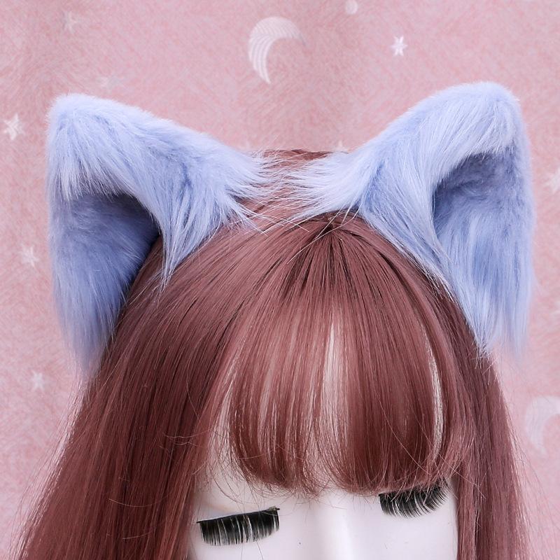 Cat Ears Anime Lolita Hair Accessories Ears Cosplay Kawaii Wig Gothic Headdress Lolita Accessories  Cat Ears Head Band