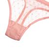 Women Thongs Hollow Out Mesh Sexy See Through Good Stretch Briefs G-strings for Sleeping