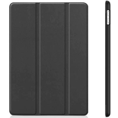 Чехол для iPad 10.2, Чехол для iPad 7-го поколения, Тонкий легкий чехол для планшета, Высококачественная искусственная кожа, с подставкой [Авто-пробуждение-Сон] -Черный