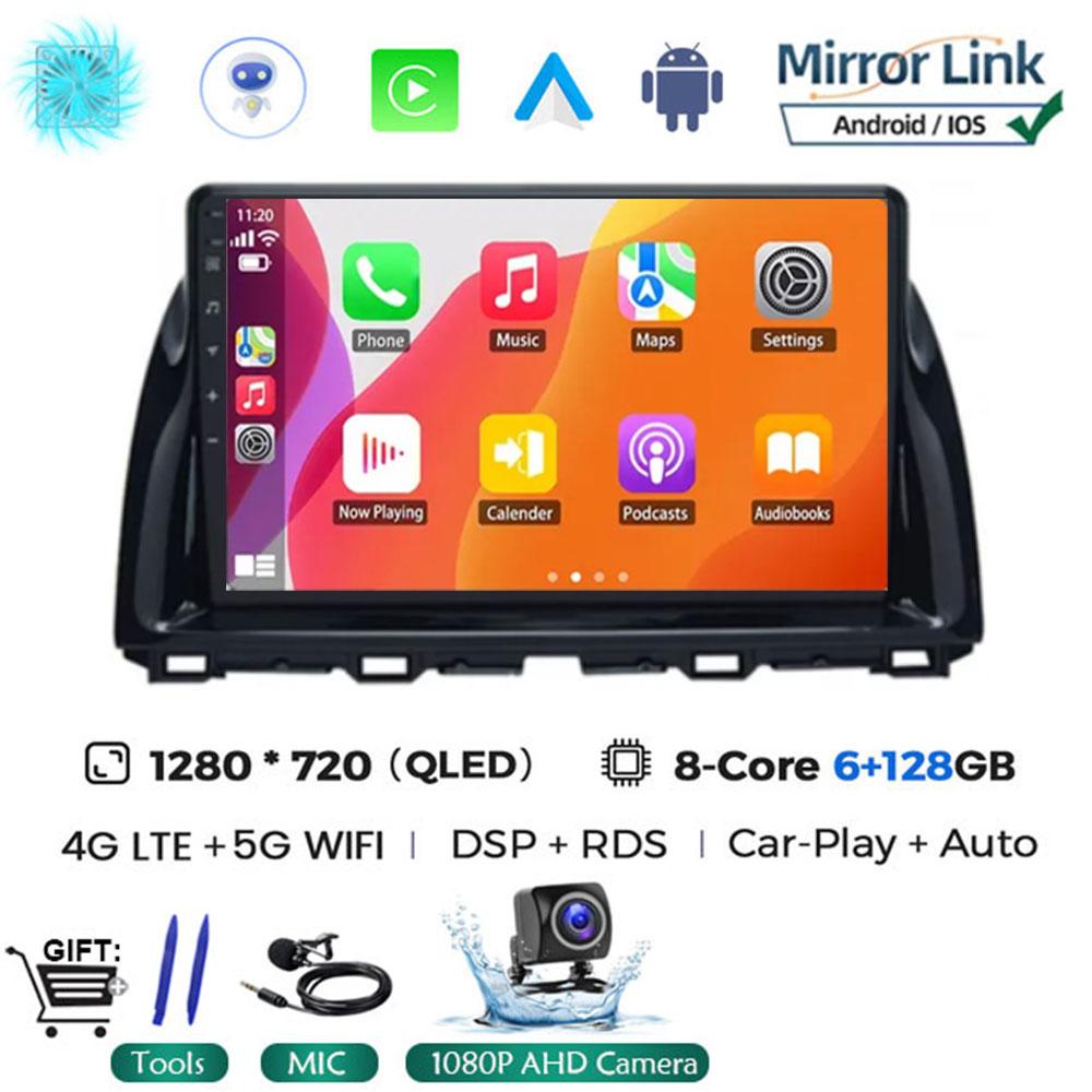 10.1"Android 14 Автомобильный мультимедийный видеоплеер для Mazda CX5 CX-5 2012 - 2015 Автомобильный Автомагнитола Gps Навигация стерео 2din Головное Устройство 4G