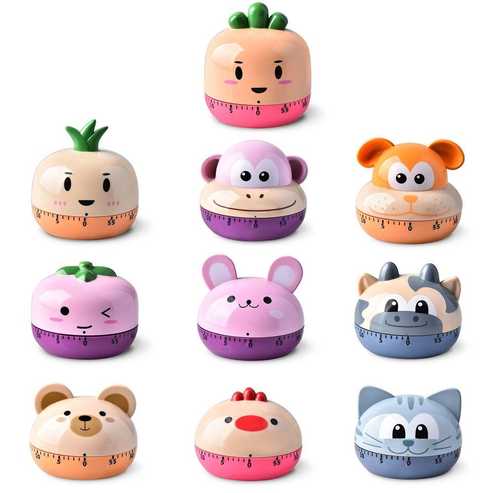 Student Learning Time Cute Kitchen Food Timer Mechanical Timer Manual Timer Digital Cooking Timer