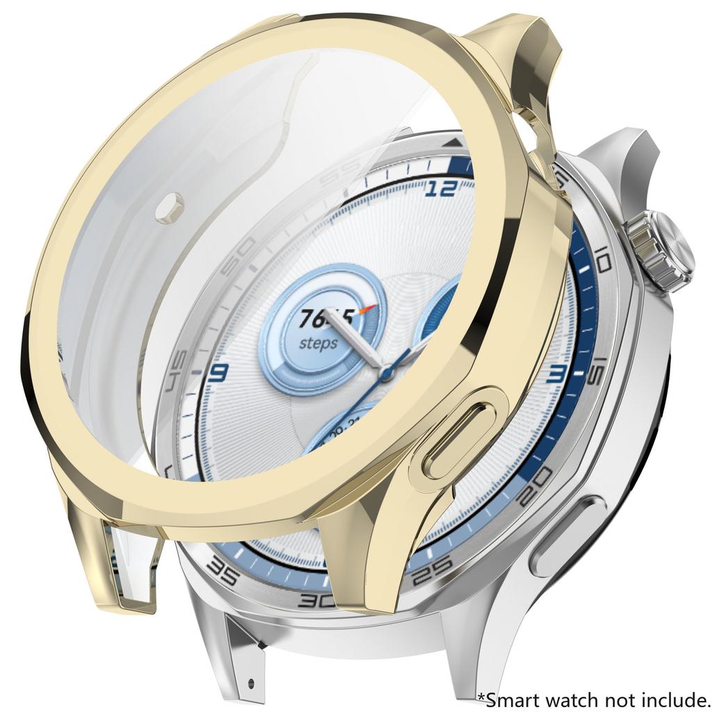 Защитный чехол-пленка из закаленного стекла для Huawei Watch GT 5 46 мм Жесткий защитный бампер из поликарбоната для Huawei GT5 46 Аксессуары