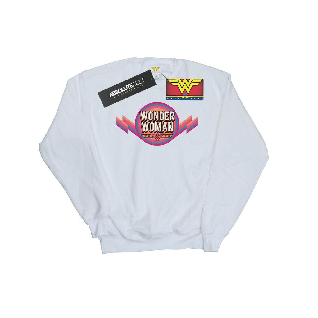 DC Comics Womens/Ladies Wonder Woman Rainbow Logo Sweatshirt