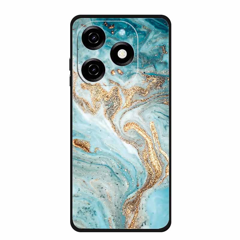 Чехол для телефона Tecno Spark 20 10 pro 10c ТПУ Мягкий Силиконовый Задняя Крышка Funda Защитный Coque Spark20 pro Spark10 Мраморный Capa
