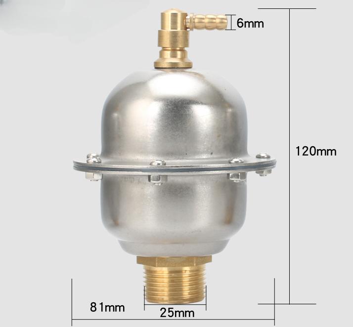 DN15-25 1/2" 3/4" 1" BSP Наружная Резьба Латунь Нержавеющая Сталь 304 Автоматический Воздухоотводчик Предохранительный Сброс Клапан Сброса Давления Трубопровод Водяное Отопление