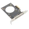 SSD Expansion Card PCIe X4 to NVME Riser Card Hollow Design Good Heat Dissipation for OS X for Win