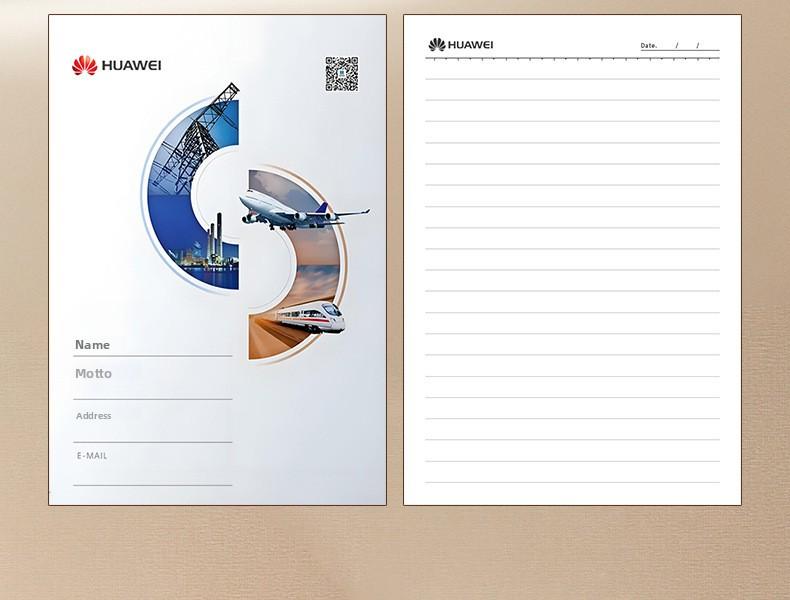 High-Level Business Office Portable Notebook Faux Leather Cover Wireless Binding Custom Logo-Gift Notepad Work 100 Sheets Diary