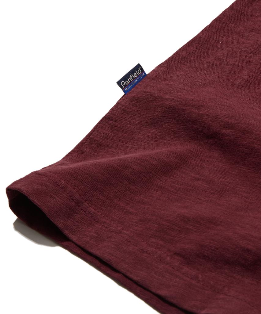PENFIELD Футболка Hudson с аппликацией Бордовый_Fs2Kt80U