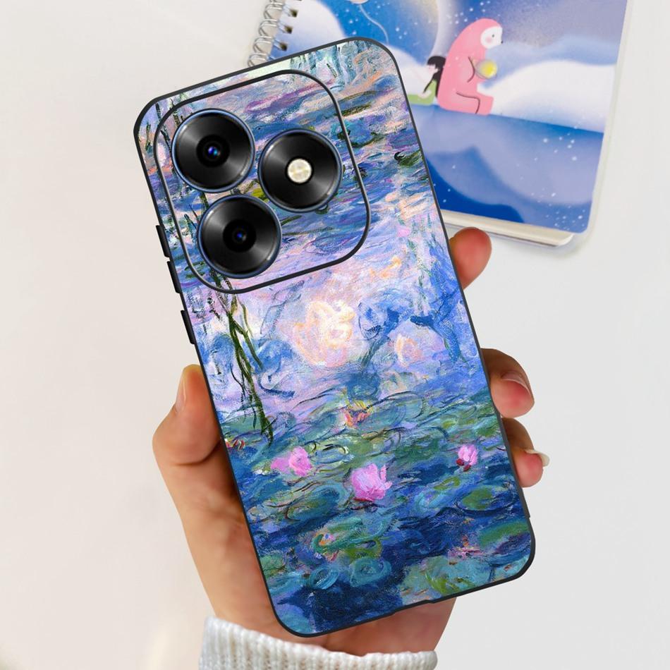 Для чехла Itel S23 Plus S681LN itel S23 S665L Модный Элегантный Расписной Мягкий Силикон ТПУ Задняя Крышка Телефона Для Itel S23+ S23Plus