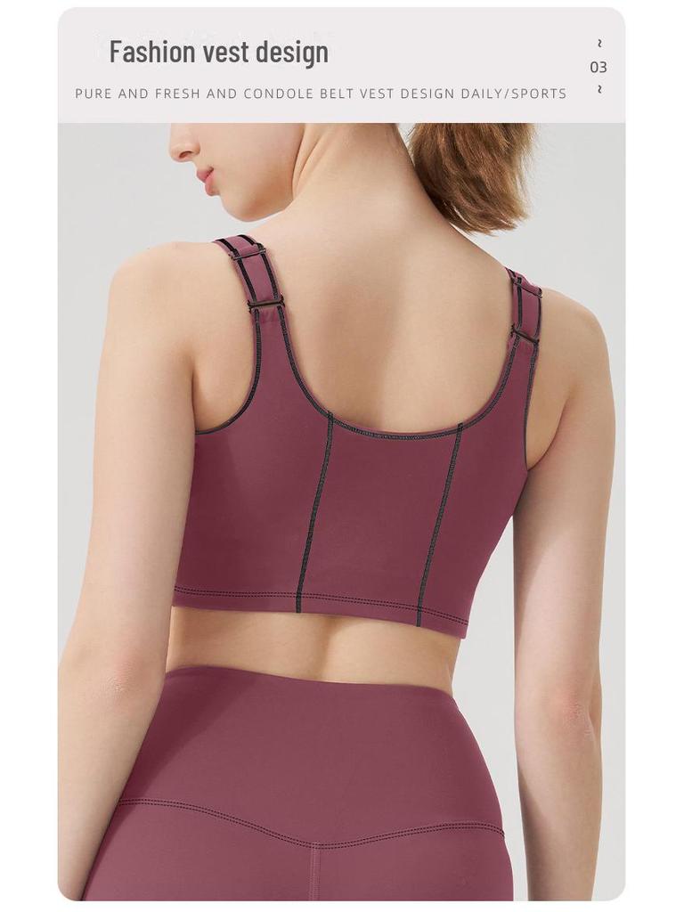 Высокоэффективный женский костюм для йоги и фитнеса: Однотонный, высокоэластичный, облегающий