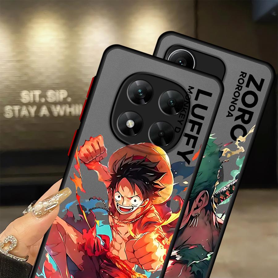Чехол для Xiaomi Redmi Note 14 10 11 14C A4 13C 12 9S 13 Pro Plus Funda Задняя крышка телефона Аниме Луффи One Piece