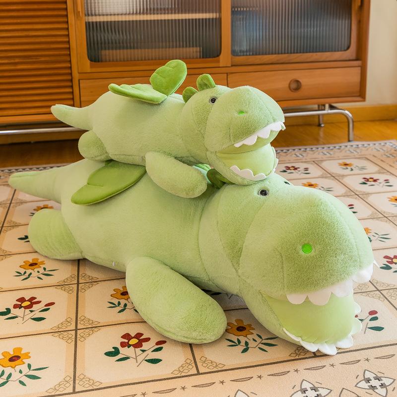 Маленькая кукла летающего дракона, подушка для сна, плюшевая игрушка, кукла-подушка для спины, подарок на день рождения ребенка, милая кукла динозавра
