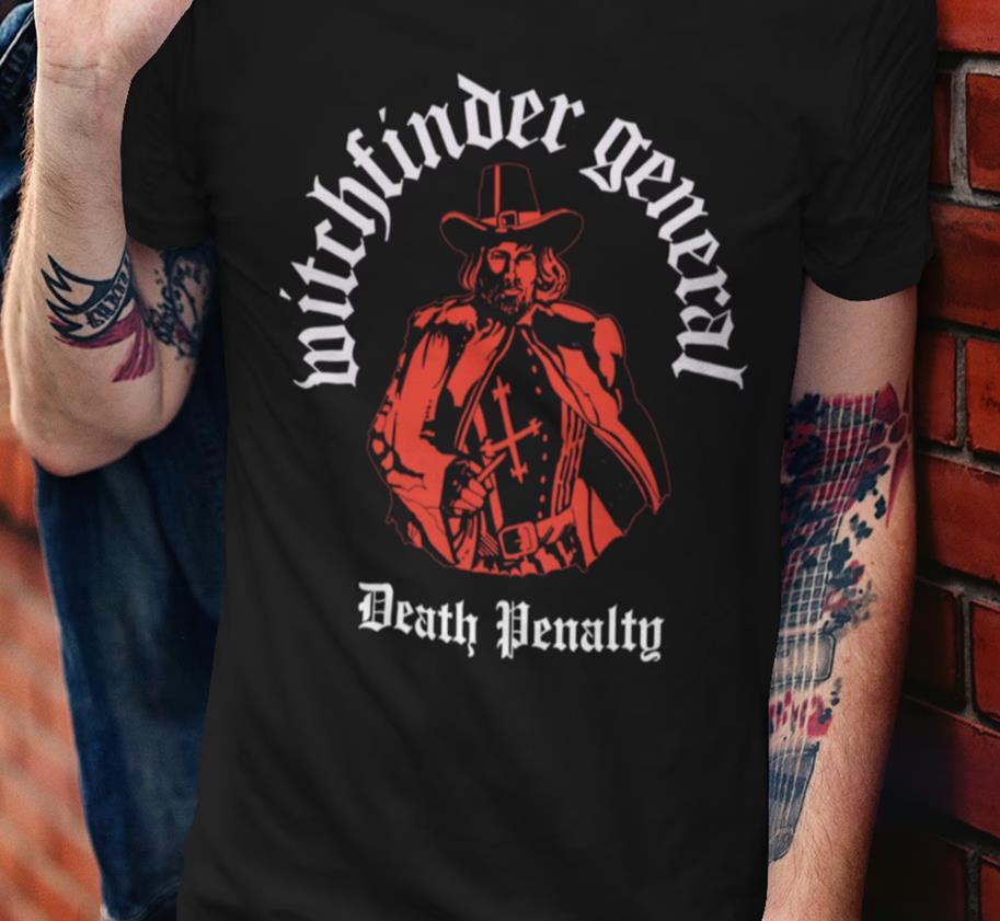 РАСПРОДАЖА Винтажная футболка Witchfinder General Черный Хлопок Все Размеры Унисекс Футболка