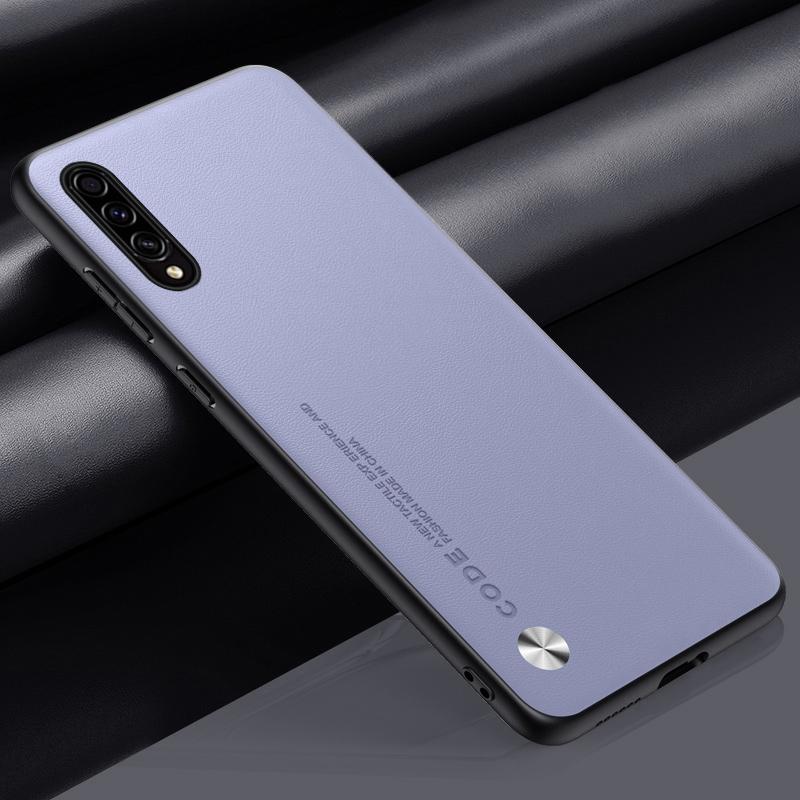 Роскошный чехол из искусственной кожи для Samsung Galaxy A50 A30S A50S, задняя крышка, матовый силиконовый защитный чехол для телефона Samsung A70 A70S