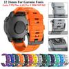 22 26MM Quick Release EasyFit Silicone Watch Wrist Band Strap For Garmin Fenix 6 6X Pro Fenix5 5X 3HR 935 945 Wristband Bracelet