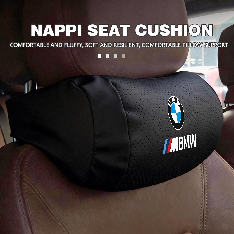 Car Pillows Headrest Neck Rest Cushion Support Seat Accessories For BMW M Sport M2 M3 M4 M5 M6 E46 E90 E60 F10 F20 E87 X3 X6 IK5