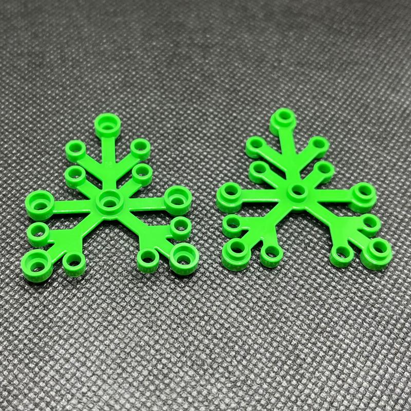 30pcs 6 x 5 Leaves Block Flower Tree Parts Compatible 2417 Classic MOC Build Brick Construction City Street View Accessories