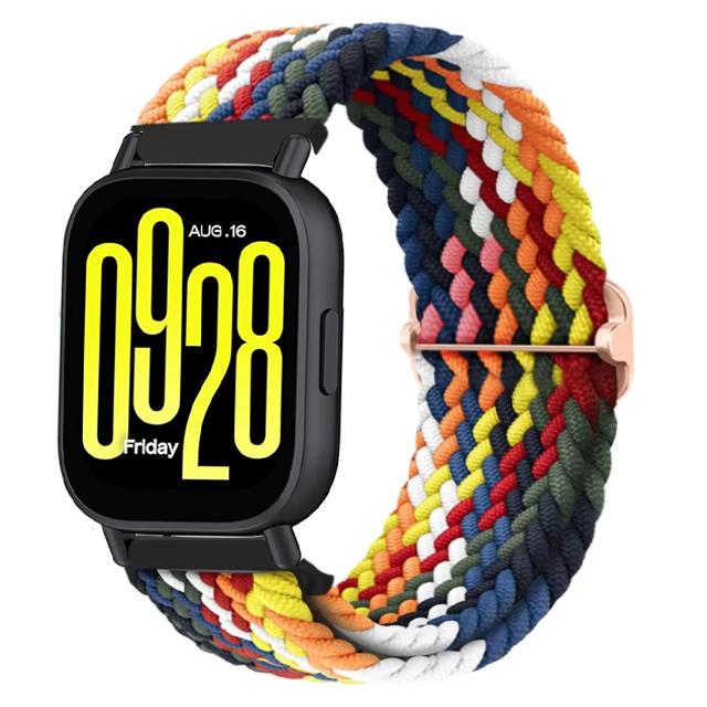 Плетеный solo loop ремешок для Redmi watch 5 active Аксессуары для умных часов сменный ремень браслет correa Redmi watch 5 lite Ремешок
