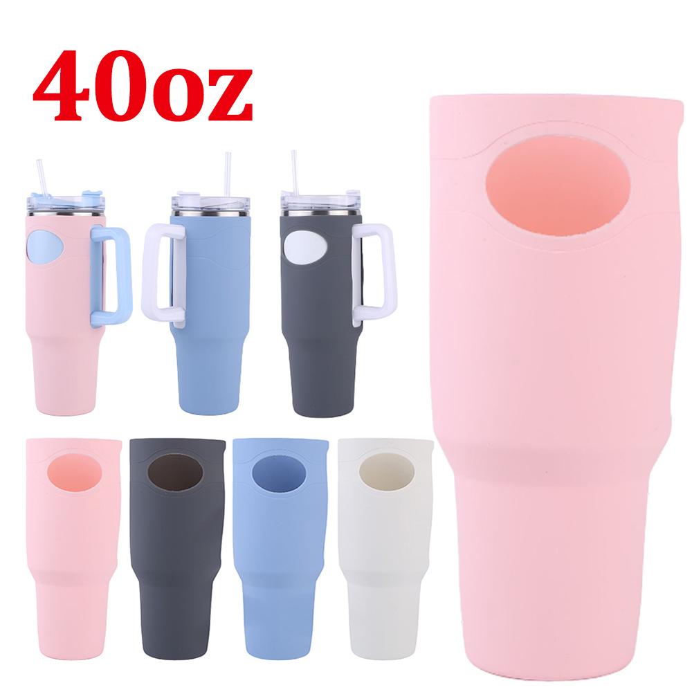 Силиконовый чехол для всего тела, нескользящий резиновый чехол для чашки, защитный чехол от царапин для стакана Stanley объемом 40 унций
