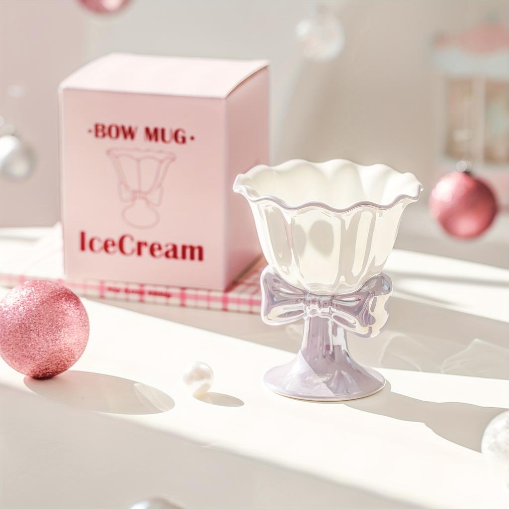 1 шт. 180 мл японская керамическая чашка для десерта с бантом, кофейные кружки, подарок на выпускной день рождения, нежная летняя и зимняя чашка для воды, стакан