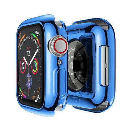 Чехол для Apple Watch 44 мм 40 мм 45 мм 41 мм 42 мм 38 мм защитное стекло iwatch силиконовый бампер apple watch series 3 6 se 7 8 9