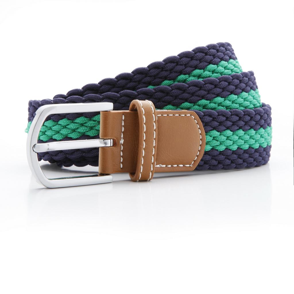 Asquith & Fox Мужской эластичный ремень с двухцветной полоской и оплеткой