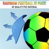Supply Children's Toy Inflatable Football Toy PVC Playthings Beach Rainbow Balls Rainbow Football