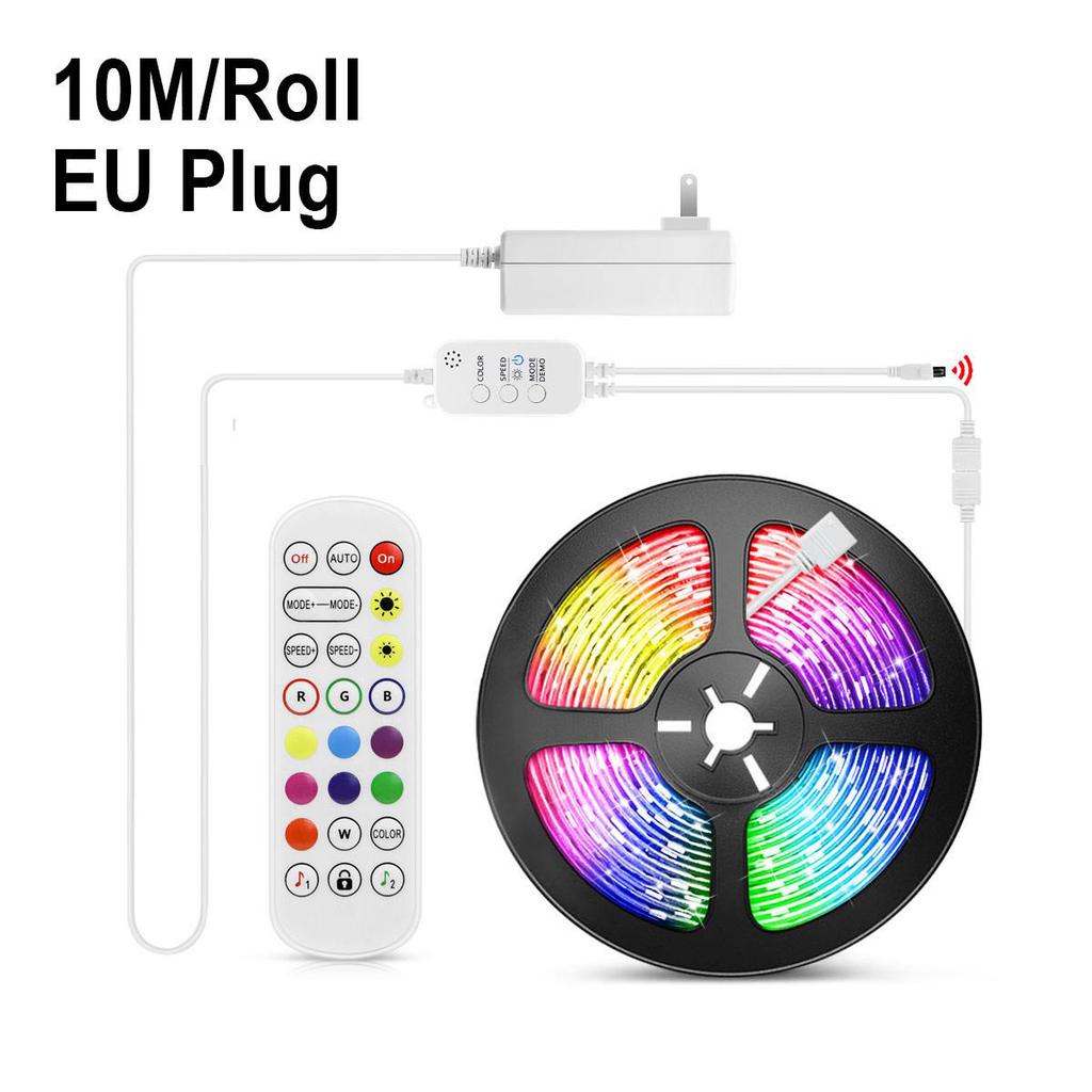 Bluetooth APP Control Светодиодная лампа 5050 RGB Светодиодная лента Голосовое управление/синхронизация музыки Умная лампа 5M 10M 15M Неоновая лента для украшения домашней вечеринки
