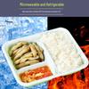Disposable 5-Compartment Food Containers with Lids