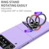 For Galaxy Z Flip 3 4 Case Shockproof Armor Magnet Ring Kickstand Bracket Back Cover Case For Samsung Galaxy Z Flip 1 2 5g Cases