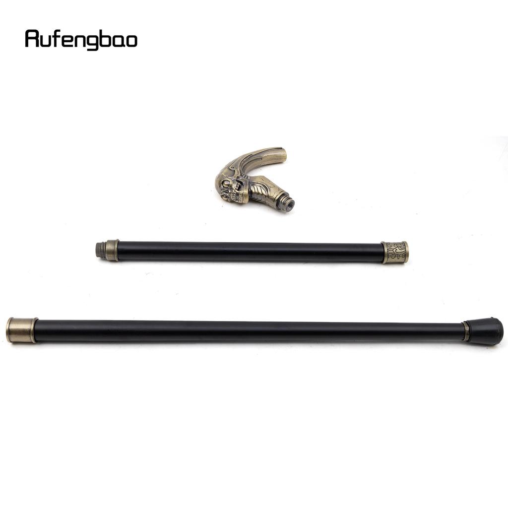 Медная длинная голова череп модная трость декоративная косплей винтажная вечеринка модная трость посох Хэллоуин 92 см